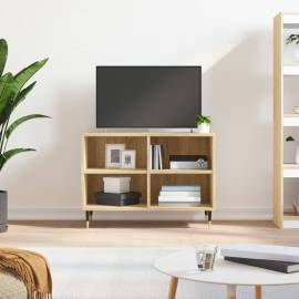 Comodă tv, stejar sonoma, 69,5x30x50 cm, lemn compozit