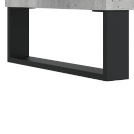 Noptiere, 2 buc., gri beton, 40x35x69 cm, lemn compozit, 9 image