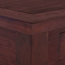 Masă de cafea, maro clasic, 68 x 68 x 30 cm, lemn masiv mahon, 3 image