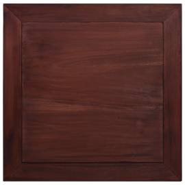 Masă de cafea, maro clasic, 68 x 68 x 30 cm, lemn masiv mahon, 2 image