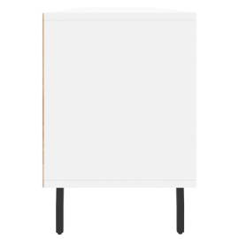 Comodă tv, alb, 150x30x44,5 cm, lemn prelucrat, 7 image