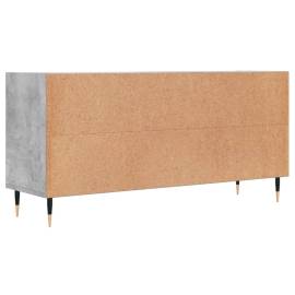 Comodă tv, gri beton, 103,5x30x50 cm, lemn compozit, 6 image