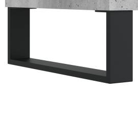 Comodă tv, gri beton, 103,5x30x50 cm, lemn compozit, 7 image