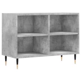 Comodă tv, gri beton, 69,5x30x50 cm, lemn compozit, 2 image