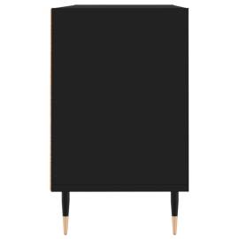 Comodă tv, negru, 103,5x30x50 cm, lemn compozit, 5 image