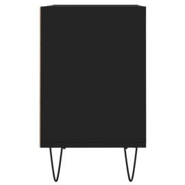 Comodă tv, negru, 69,5x30x50 cm, lemn compozit, 5 image