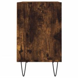 Comodă tv, stejar fumuriu, 69,5x30x50 cm, lemn compozit, 5 image