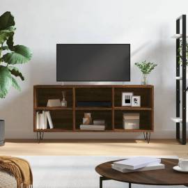 Comodă tv, stejar maro, 103,5x30x50 cm, lemn compozit