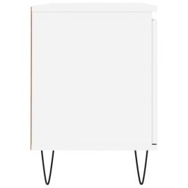 Comodă tv, alb, 104x35x50 cm, lemn compozit, 7 image