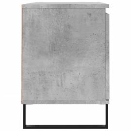 Comodă tv, gri beton, 104x35x50 cm, lemn compozit, 7 image