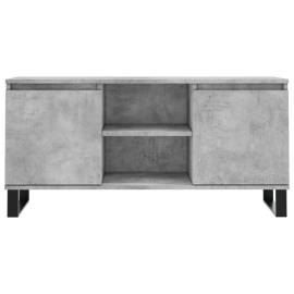 Comodă tv, gri beton, 104x35x50 cm, lemn compozit, 5 image