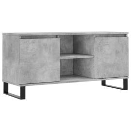 Comodă tv, gri beton, 104x35x50 cm, lemn compozit, 2 image