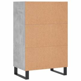 Dulap înalt, gri beton, 57x35x90 cm, lemn compozit, 6 image