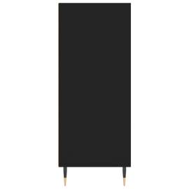 Dulap înalt, negru, 57x35x90 cm, lemn compozit, 5 image