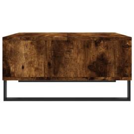 Masă de cafea, stejar fumuriu, 60x60x30 cm, lemn compozit, 5 image