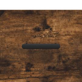 Noptiere, 2 buc., stejar fumuriu, 40x35x47,5 cm, lemn compozit, 10 image