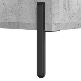 Noptiere, 2 buc., gri beton, 40x35x47,5 cm, lemn compozit, 11 image