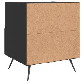 Noptiere, 2 buc., negru, 40x35x47,5 cm, lemn compozit, 9 image