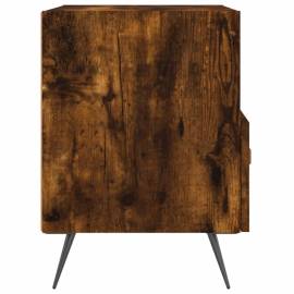 Noptiere, 2 buc., stejar fumuriu, 40x35x47,5 cm, lemn compozit, 7 image