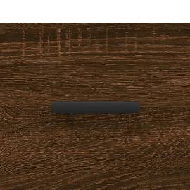 Noptiere, 2 buc., stejar maro, 40x35x47,5 cm, lemn compozit, 10 image