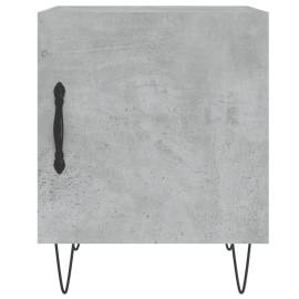 Noptiere, 2 buc., gri beton, 40x40x50 cm, lemn compozit, 6 image