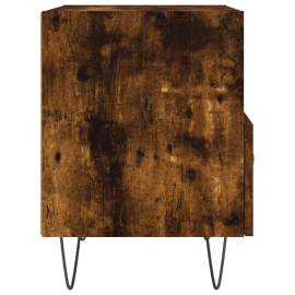 Noptiere, 2 buc., stejar fumuriu, 40x35x47,5 cm, lemn compozit, 8 image
