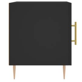 Noptieră, negru, 40x40x50 cm, lemn compozit, 7 image