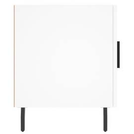 Noptiere, 2 buc., alb, 40x40x50 cm, lemn compozit, 8 image