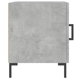 Noptiere, 2 buc., gri beton, 40x40x50 cm, lemn compozit, 5 image