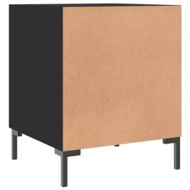Noptiere, 2 buc., negru, 40x40x50 cm, lemn compozit, 8 image