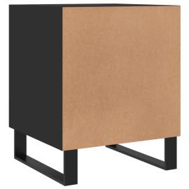 Noptiere, 2 buc., negru, 40x40x50 cm, lemn compozit, 9 image