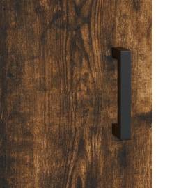 Noptiere, 2 buc., stejar fumuriu, 40x40x50 cm, lemn compozit, 10 image