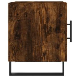 Noptiere, 2 buc., stejar fumuriu, 40x40x50 cm, lemn compozit, 8 image