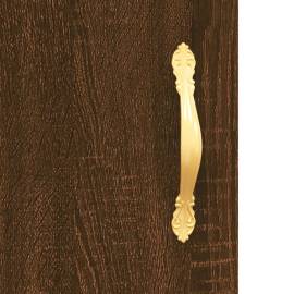 Noptiere, 2 buc., stejar maro, 40x40x50 cm, lemn compozit, 10 image