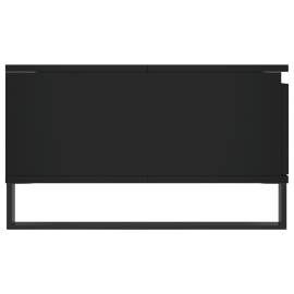 Masă de cafea, negru, 90x60x35 cm, lemn compozit, 7 image