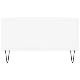 Masă de cafea, alb, 104x60x35 cm, lemn compozit, 7 image