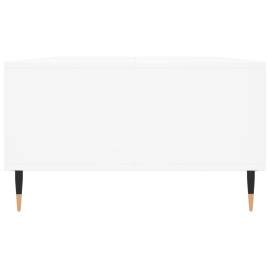 Masă de cafea, alb, 104x60x35 cm, lemn compozit, 7 image