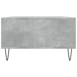 Masă de cafea, gri beton, 104x60x35 cm, lemn compozit, 7 image