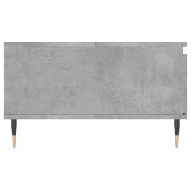 Masă de cafea, gri beton, 90x60x35 cm, lemn compozit, 7 image