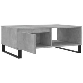 Masă de cafea, gri beton, 90x60x35 cm, lemn compozit, 6 image