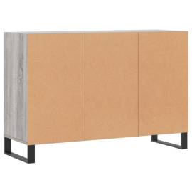 Servantă, gri sonoma, 103,5x35x70 cm, lemn compozit, 6 image