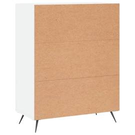 Comodă cu sertare, alb, 69,5x34x90 cm, lemn compozit, 8 image
