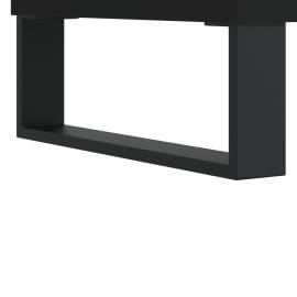 Dulap de baie, negru, 30x30x190 cm, lemn prelucrat, 10 image