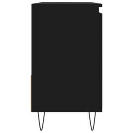Dulap de baie, negru, 65x33x60 cm, lemn prelucrat, 6 image