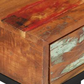Masă laterală formă u, 45 x 30 x 61 cm, lemn masiv reciclat, 7 image