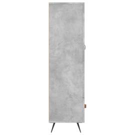 Dulap înalt, gri beton, 69,5x31x115 cm, lemn prelucrat, 7 image