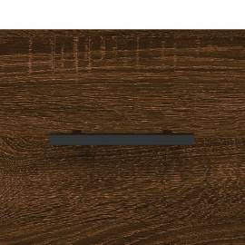Comodă tv, stejar maro, 80x36x50 cm, lemn prelucrat, 9 image