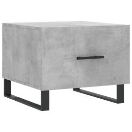 Măsuță de cafea, gri beton, 50x50x40 cm, lemn compozit, 2 image
