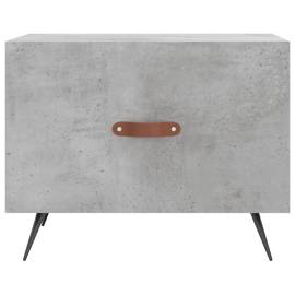 Măsuță de cafea, gri beton, 50x50x40 cm, lemn compozit, 5 image