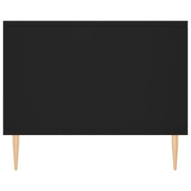 Măsuță de cafea, negru, 90x50x40 cm, lemn prelucrat, 7 image